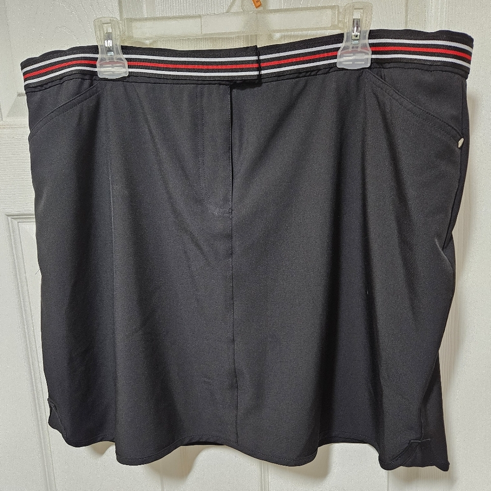 GGblue skirt skort womens size 20 luxe sport black golf athleisure